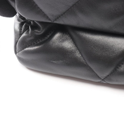 Chanel Shoulder Bag 19 D'isneuf Quilted 2-Way Black Lambskin 19 Chain — view 7