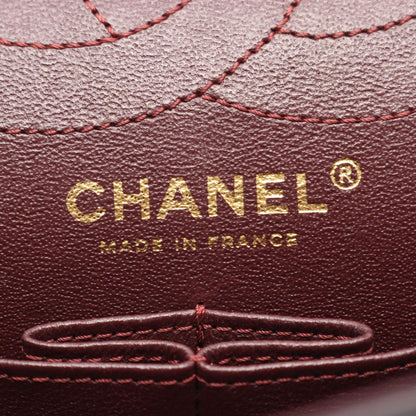 Chanel Shoulder Bag 2.55 Quilted Double Flap Black Leather Chain — view 4
