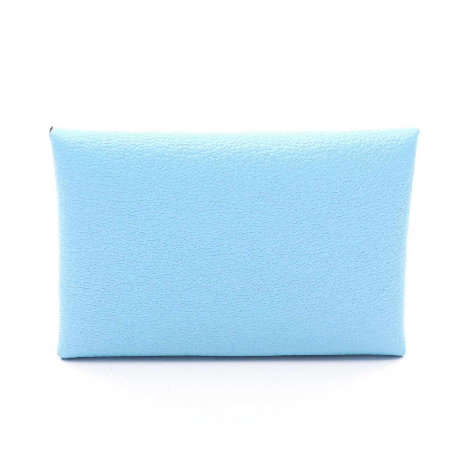 Hermes Coin Case Calvi Duo Celeste Leather