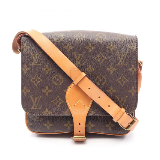 Louis Vuitton Shoulder Bag Cart Ciel MM Canvas Leather
