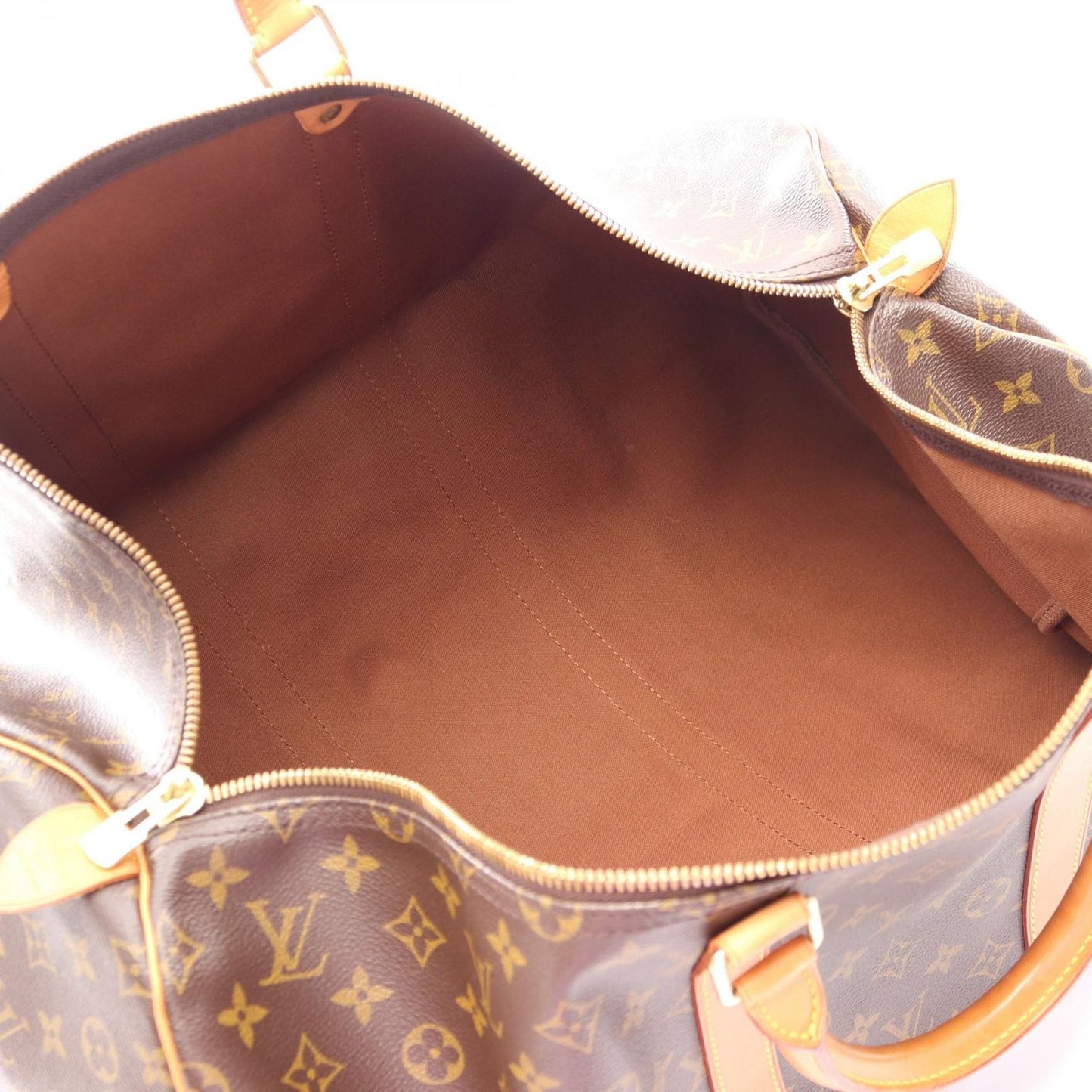 Louis Vuitton Boston Bag Keepall 55 Canvas Leather — view 3