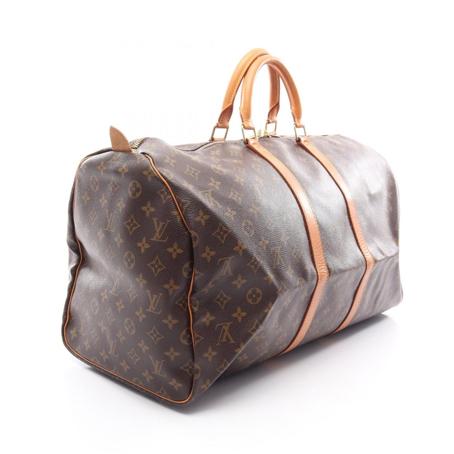 Louis Vuitton Boston Bag Keepall 55 Canvas Leather — view 2
