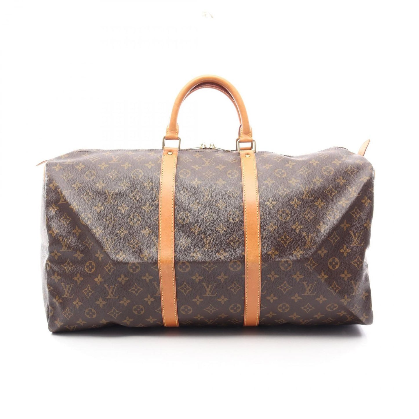 Louis Vuitton Boston Bag Keepall 55 Canvas Leather