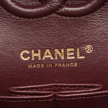 Chanel Shoulder Bag Quilted Double Flap Black Caviar Leather Chain — view 4