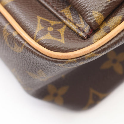 Louis Vuitton Shoulder Bag Viva City PM Canvas Leather — view 6