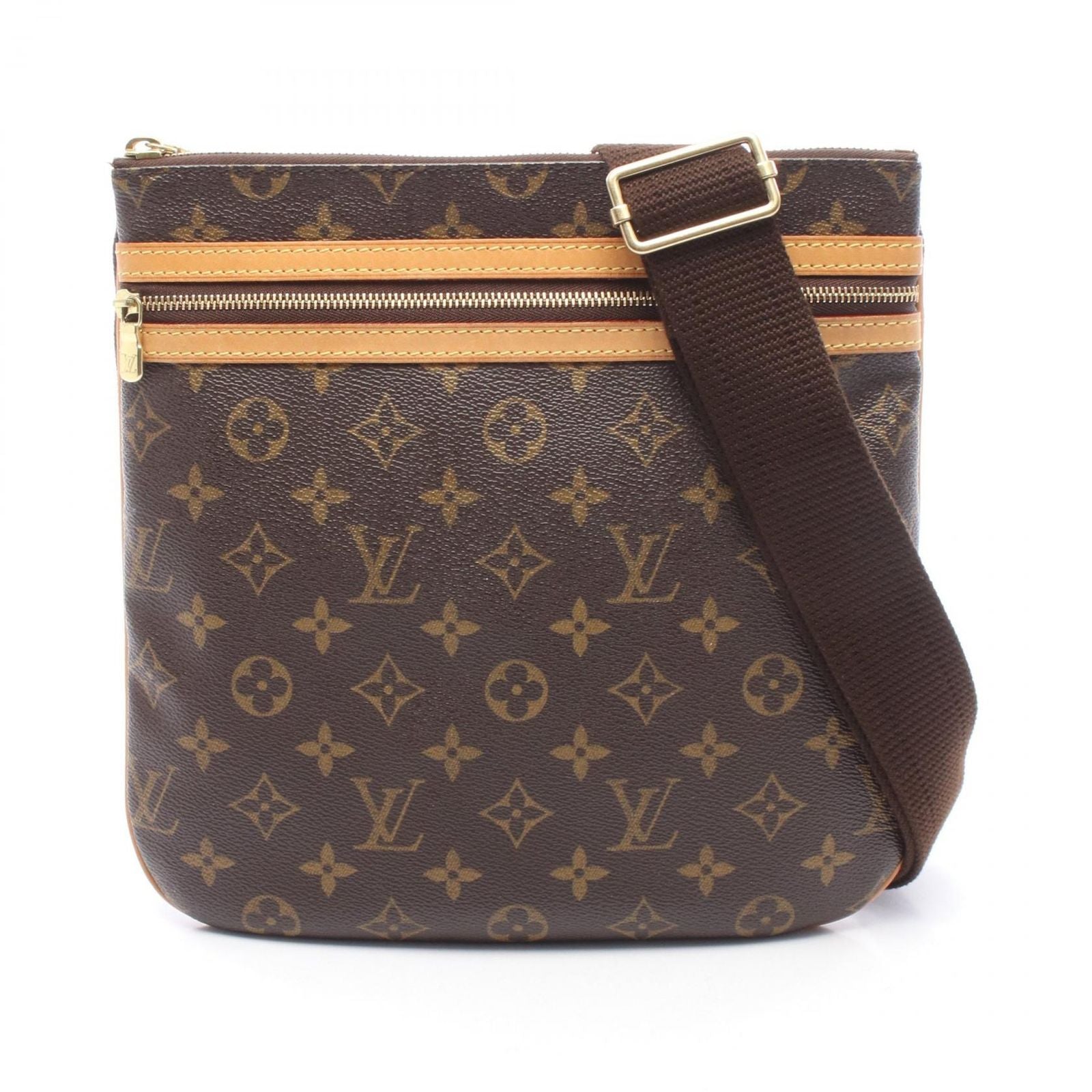 Louis Vuitton Shoulder Bag Pochette Canvas Leather Bosford