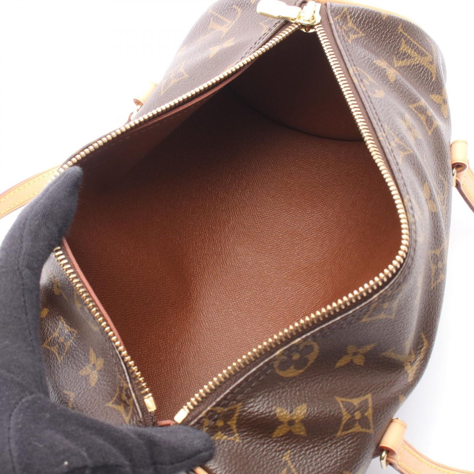 Louis Vuitton Handbag Papillon 26 Canvas Leather — view 3