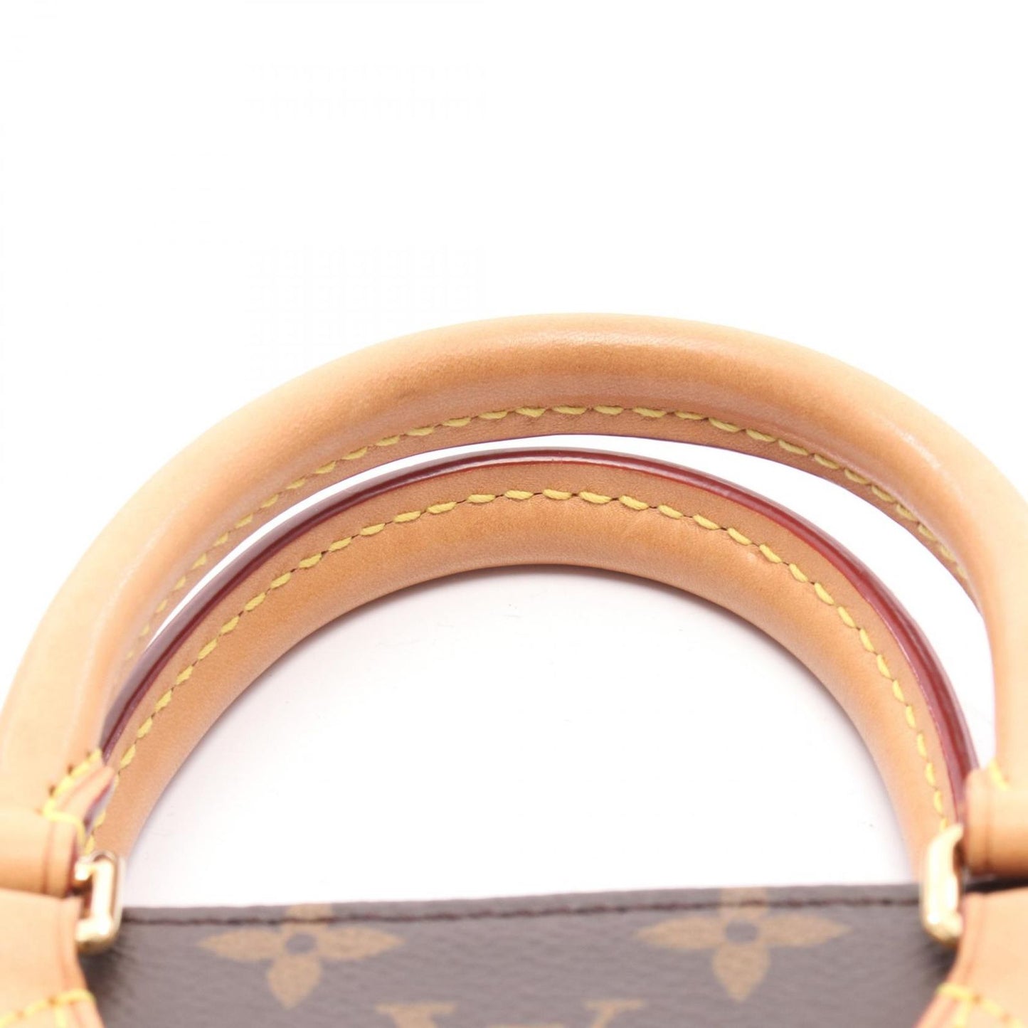 Louis Vuitton Handbag Sac Plat BB 2-Way Canvas Leather Sac Pla BB — view 5