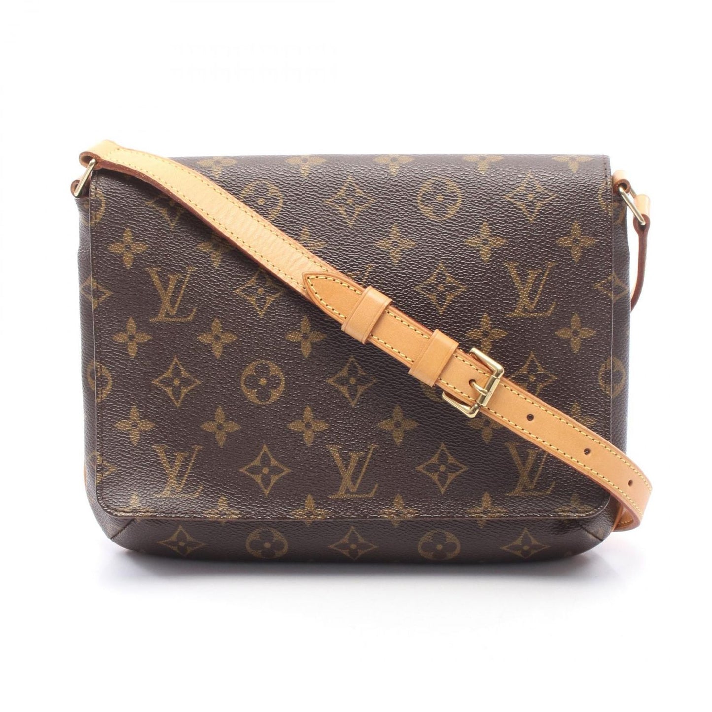 Louis Vuitton Shoulder Bag Musette Tango Short Strap Canvas Leather