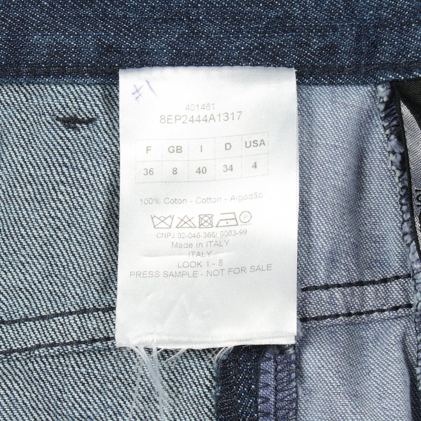 Dior Denim Pants Wide Cotton — view 7