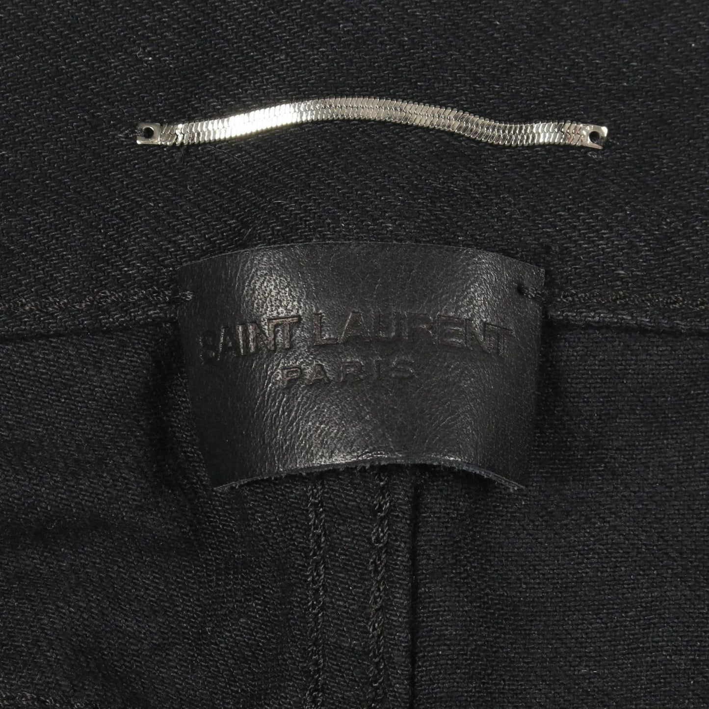 Saint Laurent Paris Denim Pants Straight Cotton — view 3
