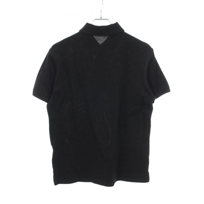 Louis Vuitton Polo Shirt LV Circle Logo Embroidery Short Sleeve Black Cotton — view 2