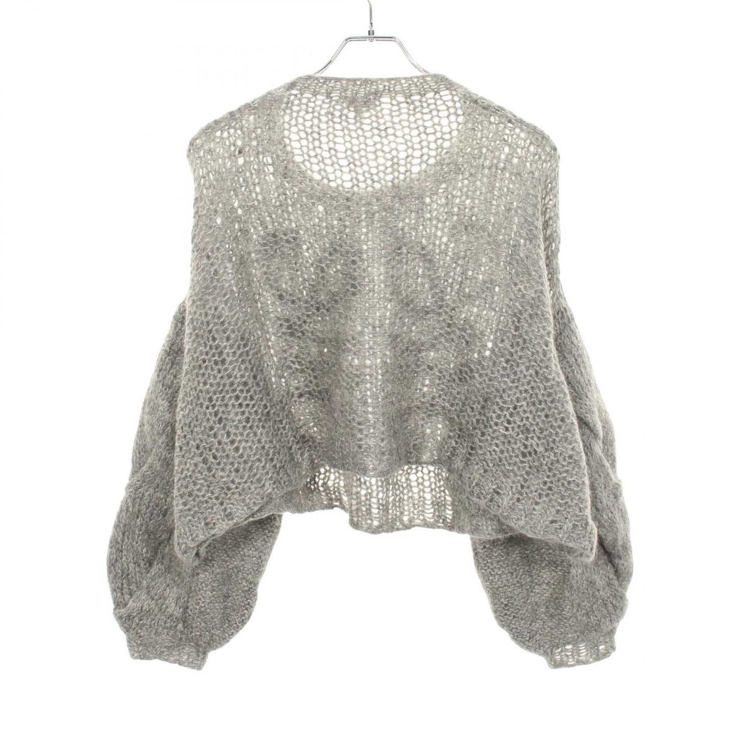 Loewe Knit Anagram Sweater Gray Wool — view 2