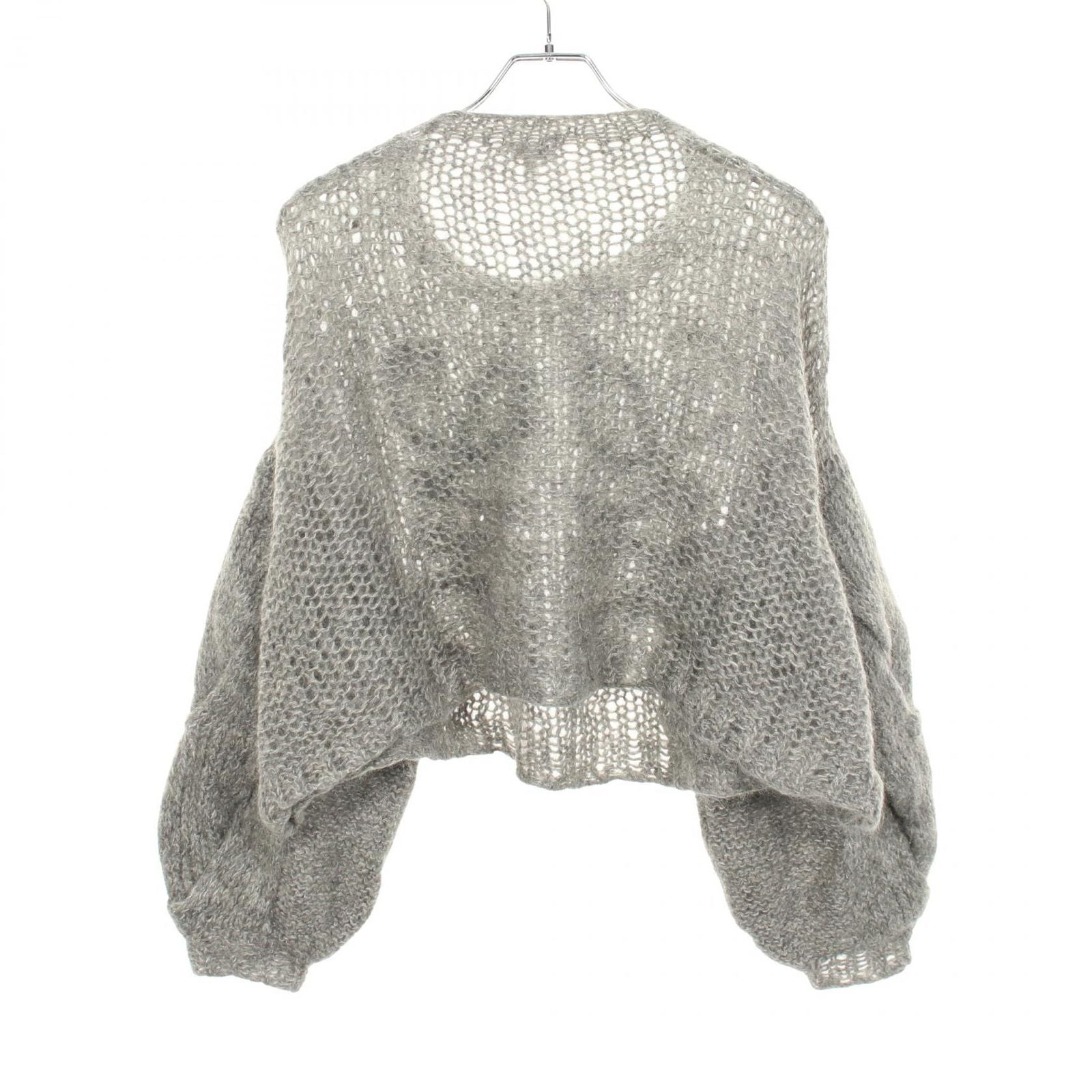 Loewe Knit Anagram Sweater Gray Wool — view 2