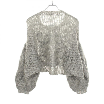 Loewe Knit Anagram Sweater Gray Wool — view 2