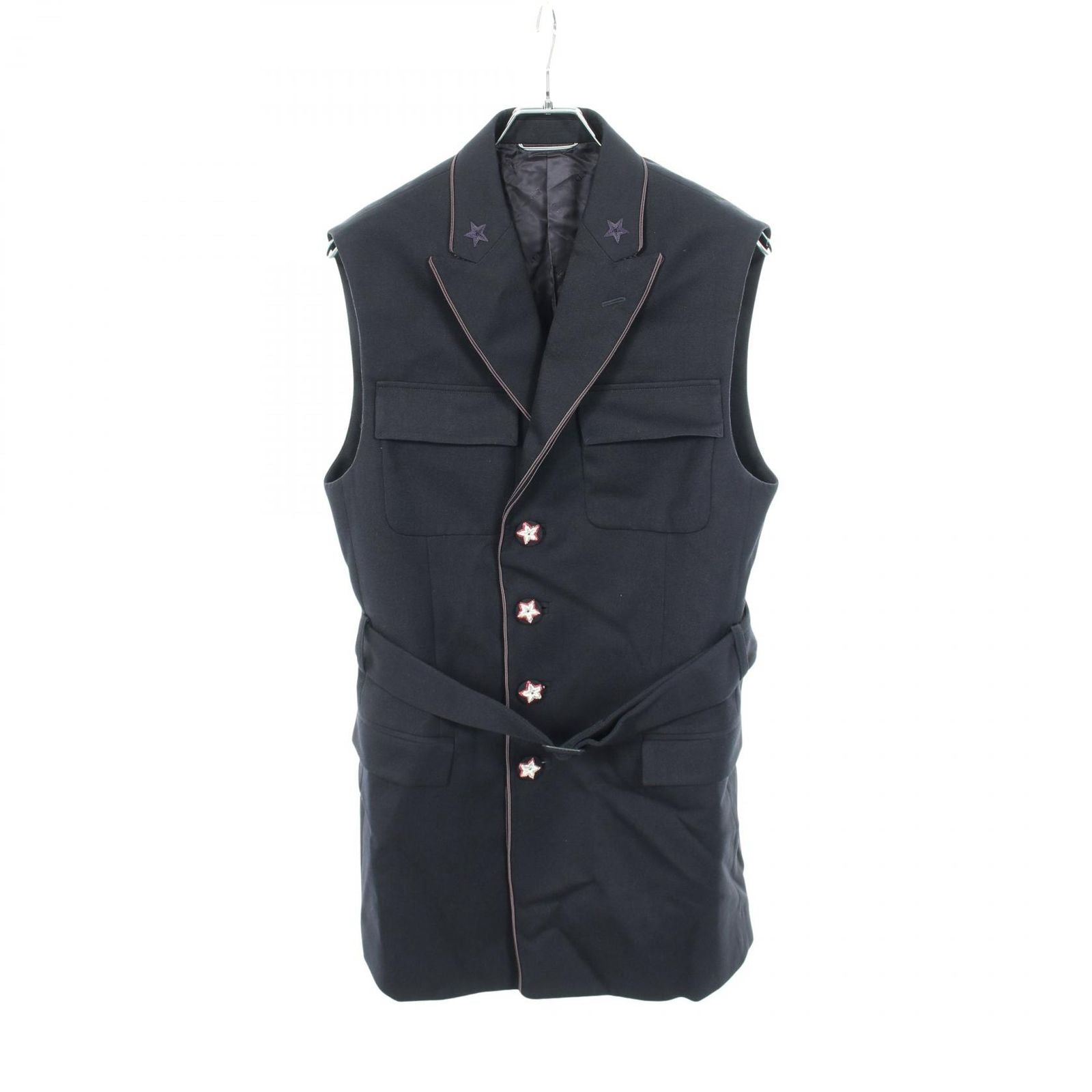 Dior Vest Peter Doig Star Embroidery Wool