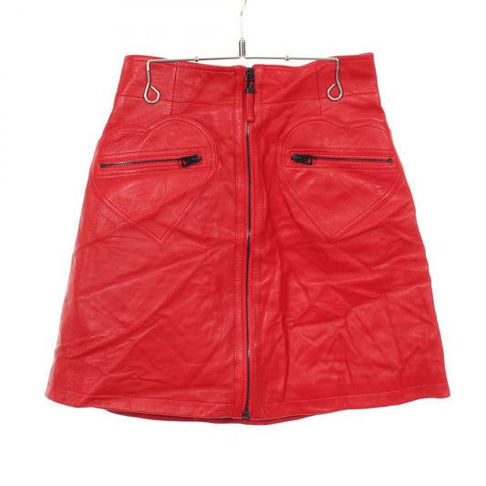 Dior Skirt Zip Leather