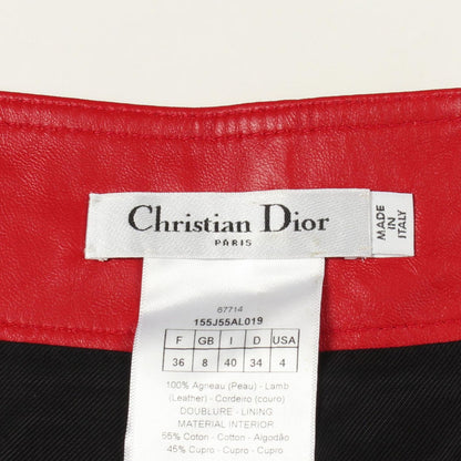 Dior Skirt Zip Leather — view 3
