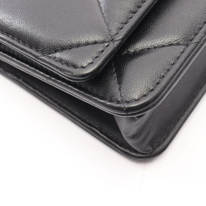 Chanel Shoulder Bag 19 2-Way Black Lambskin 19 Quilted Chain Wallet — view 7