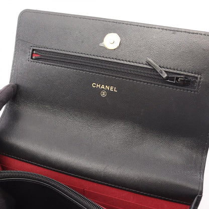 Chanel Shoulder Bag 19 2-Way Black Lambskin 19 Quilted Chain Wallet — view 6
