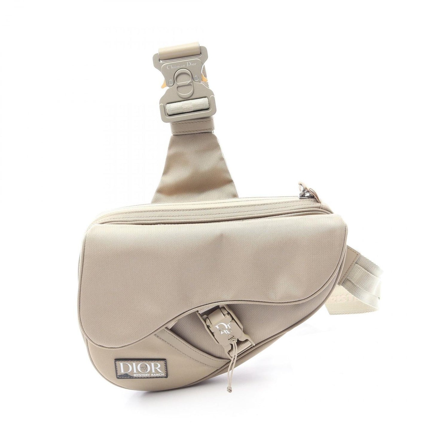 Dior Waist Bag Mystery Ranch Beige Nylon Leather Bolton