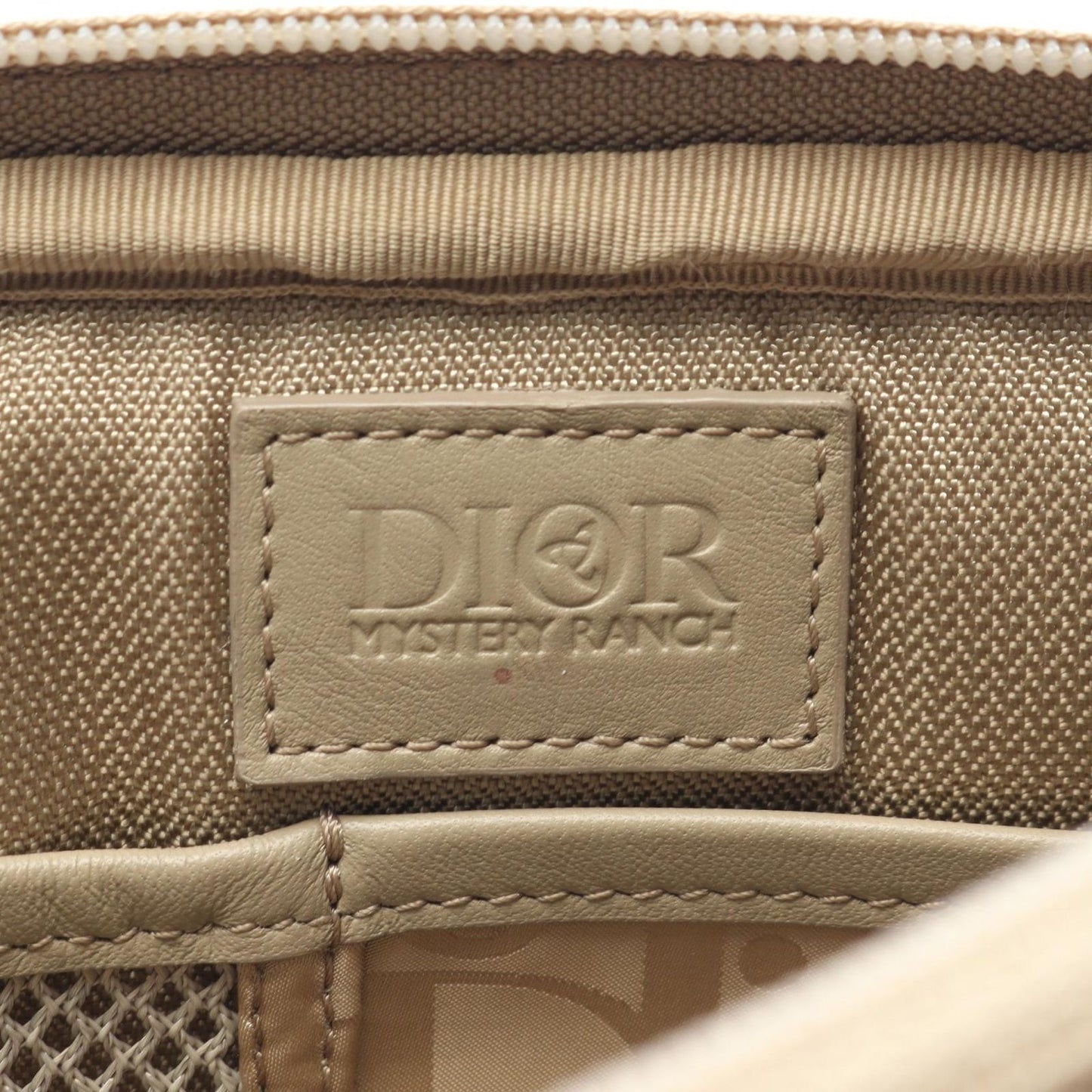 Dior Waist Bag Mystery Ranch Beige Nylon Leather Bolton — view 4
