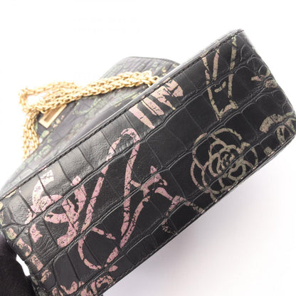 Chanel Shoulder Bag 2.55 Graffiti Mini Croco — view 9