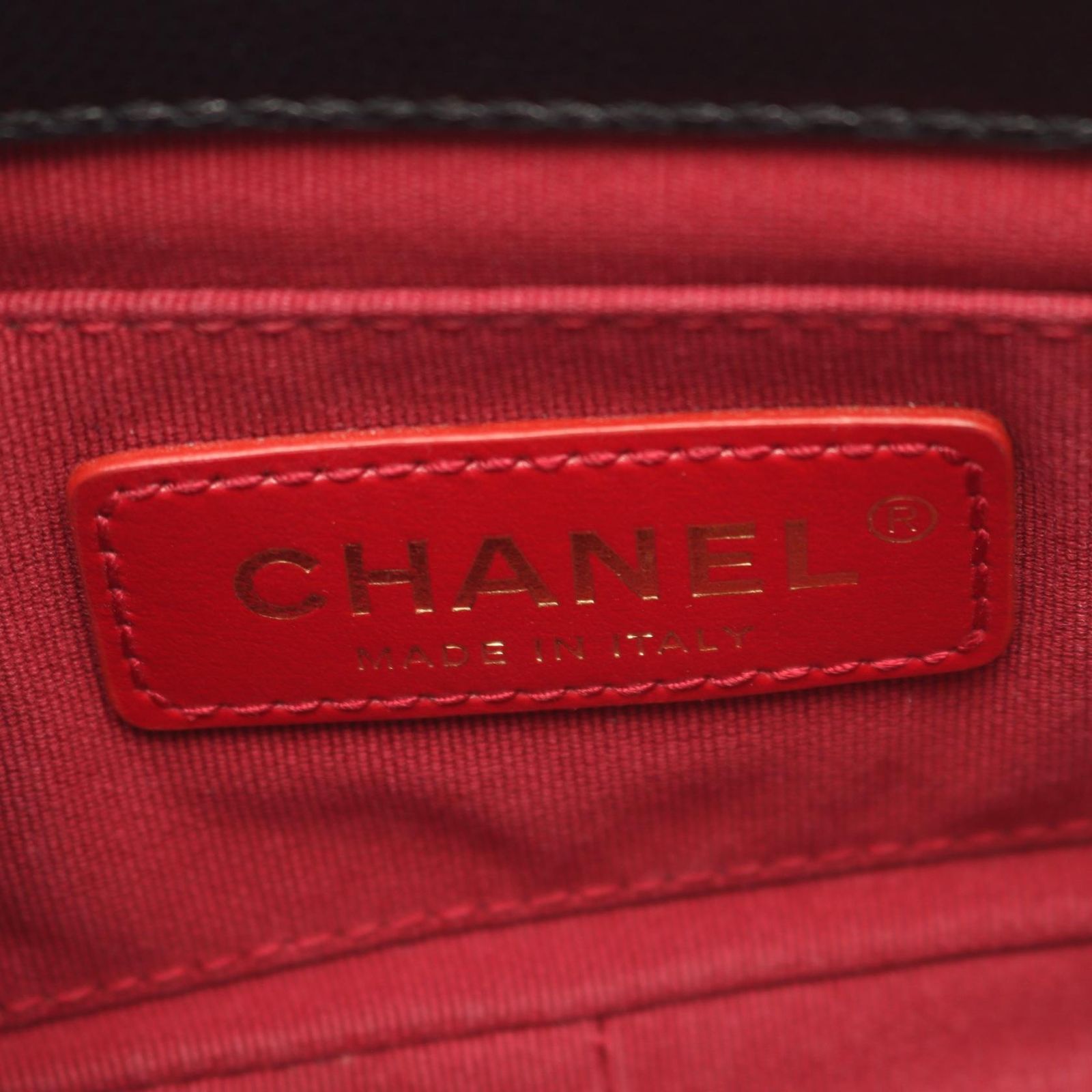 Chanel Shoulder Bag Quilted Mini Flap Black Caviar Leather Small Chain — view 4