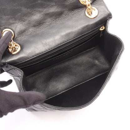 Chanel Shoulder Bag 2.55 Mini Quilted Black Leather Chain — view 3