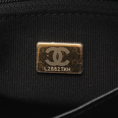 Chanel Handbag Quilted 2-Way Black Leather — view 5