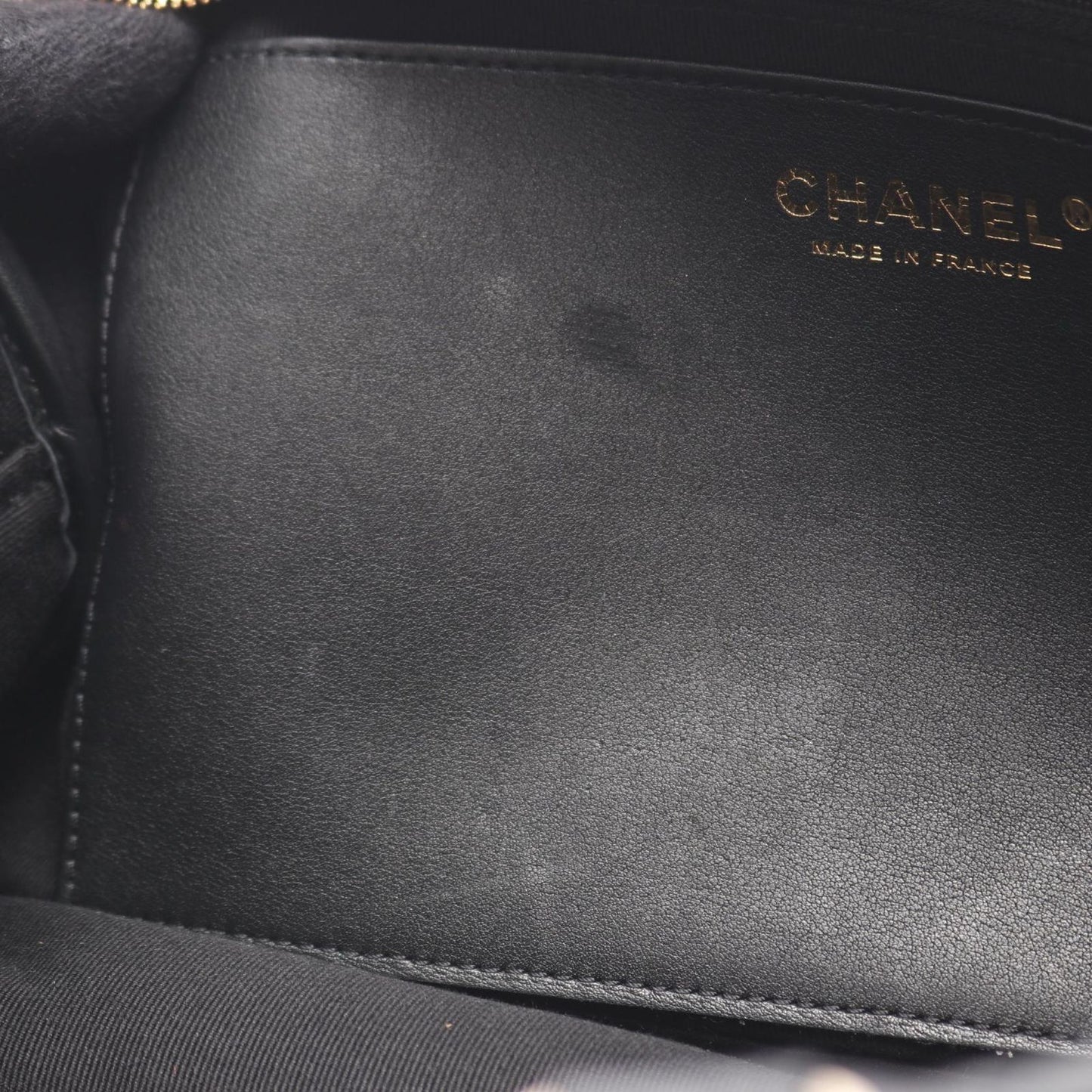 Chanel Handbag Quilted 2-Way Black Leather — view 6