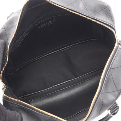 Chanel Handbag Quilted 2-Way Black Leather — view 3