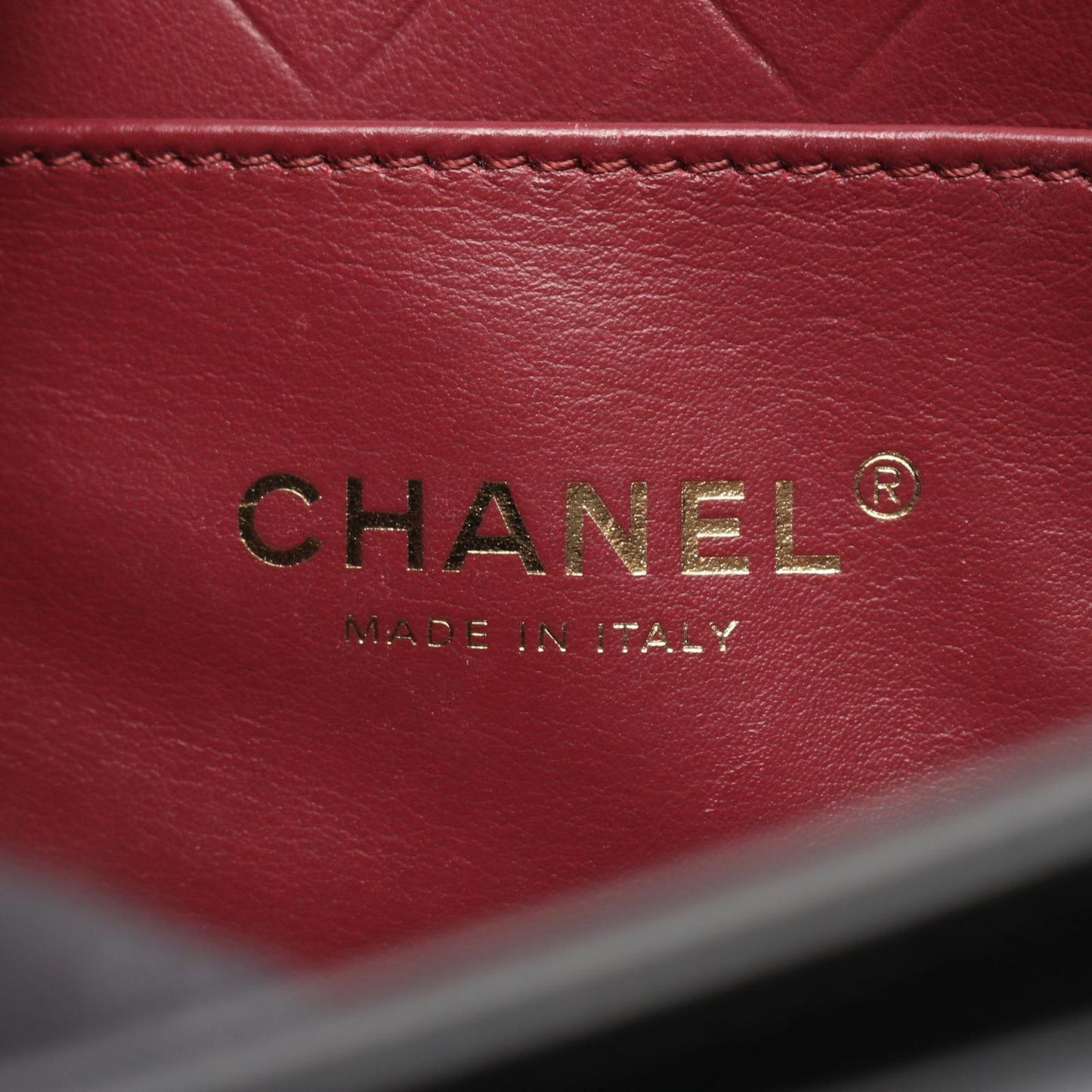 Chanel Shoulder Bag Quilted Black Caviar Leather Mini Chain — view 4