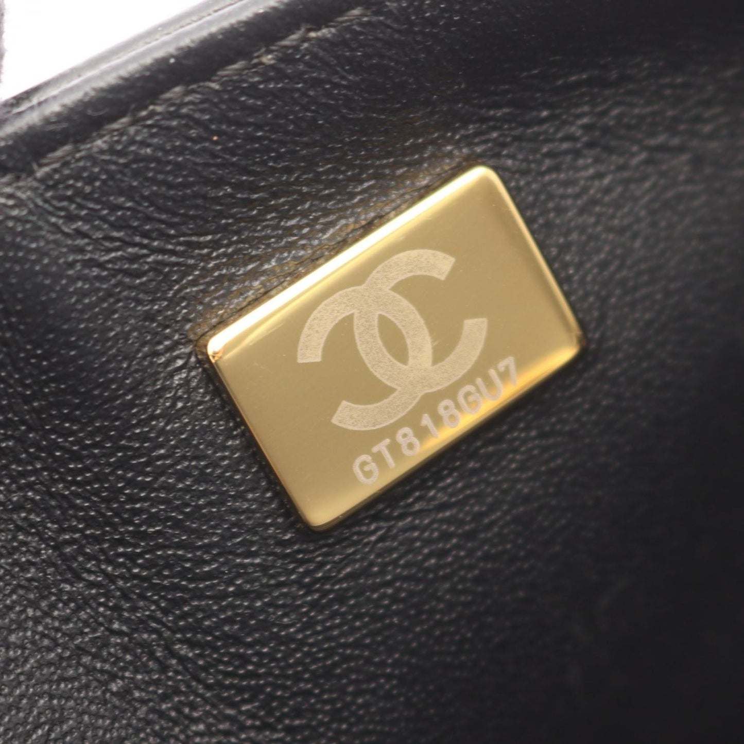 Chanel Shoulder Bag 2.55 Blanc Stitch Black Leather Chain — view 5
