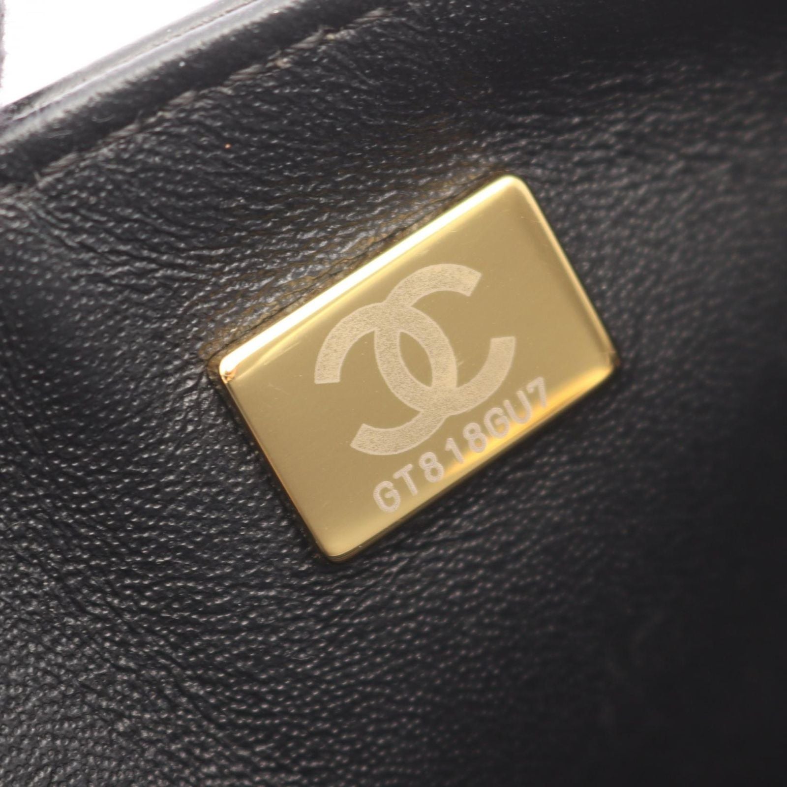 Chanel Shoulder Bag 2.55 Blanc Stitch Black Leather Chain — view 5