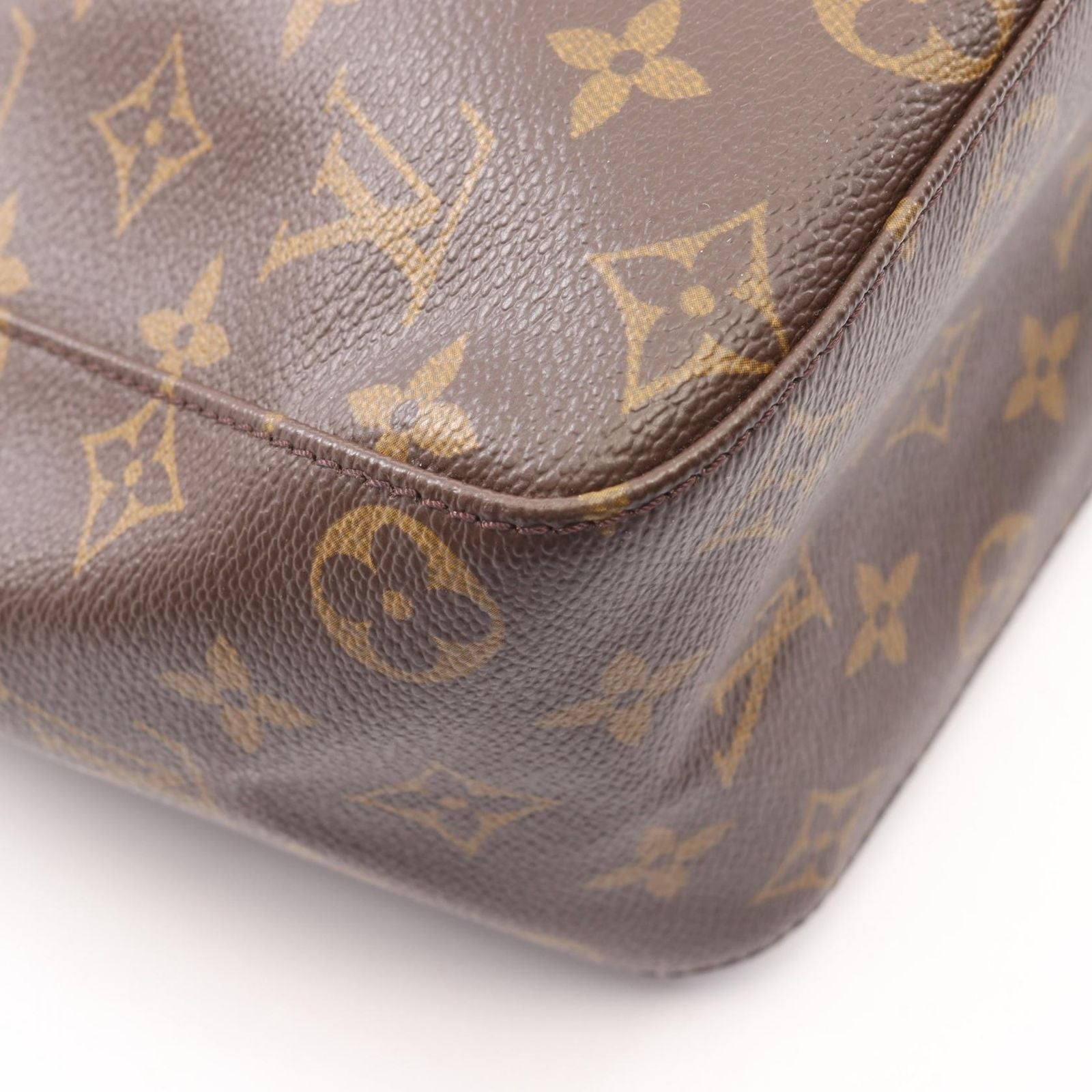 Louis Vuitton Shoulder Bag Looping GM Canvas Leather — view 7