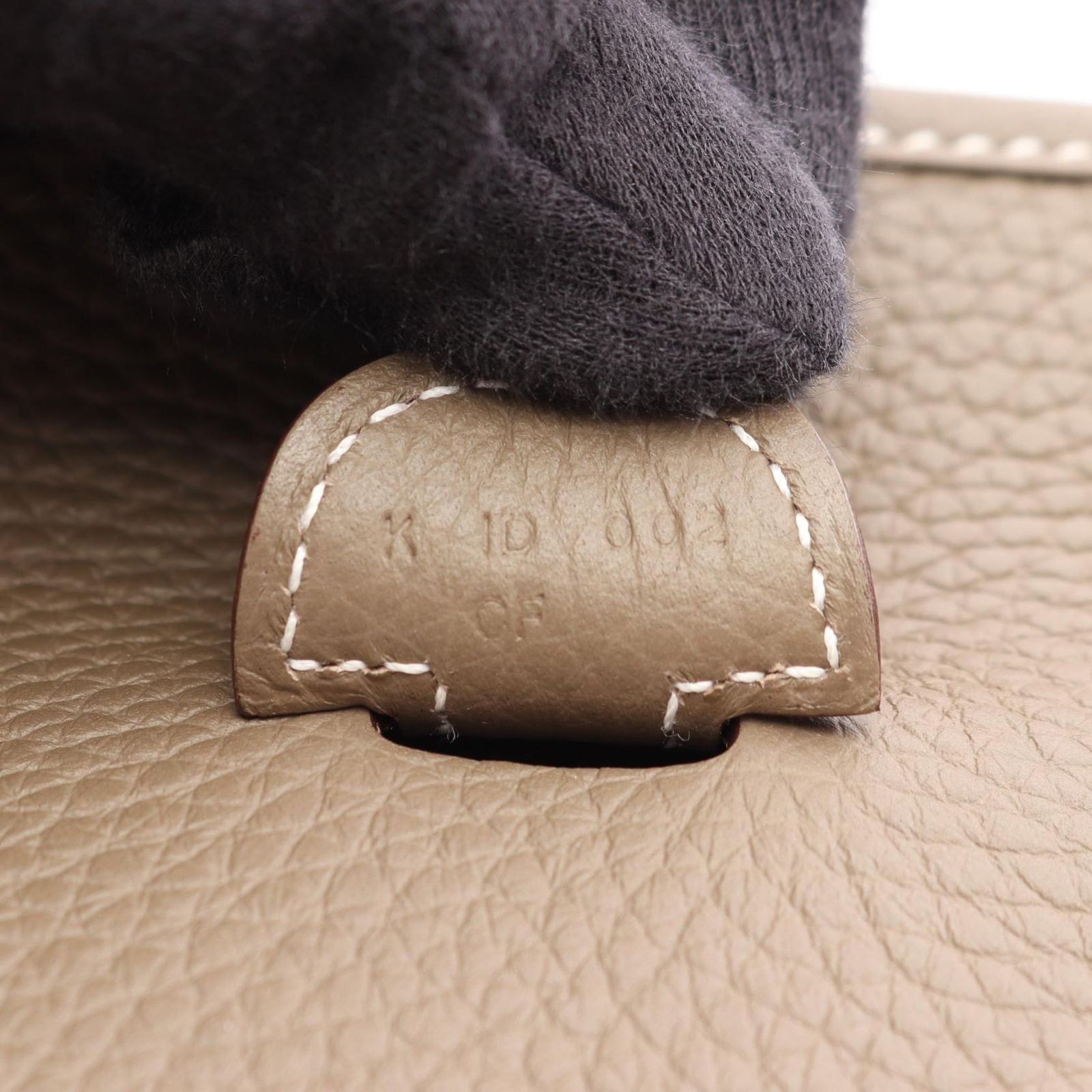 Hermes Shoulder Bag Evelyne 3 Trois PM Etoupe Leather — view 5