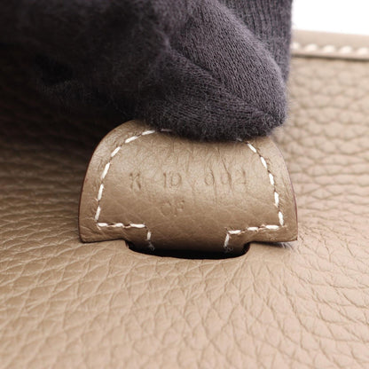 Hermes Shoulder Bag Evelyne 3 Trois PM Etoupe Leather — view 5