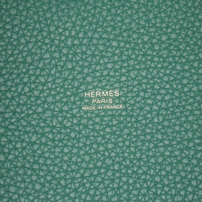 Hermes Handbag Picotin Lock Eclat PM Vert Moyenne Pepa Leather PM Peppermint — view 4