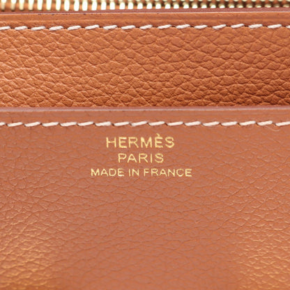 Hermes Shoulder Bag Constance Long Go Gold Leather — view 4