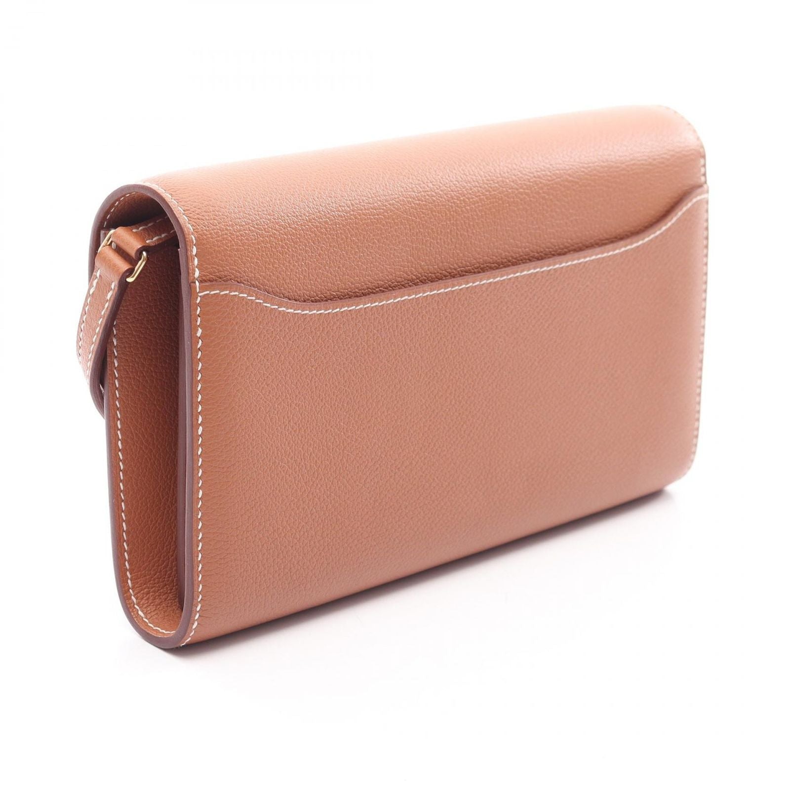 Hermes Shoulder Bag Constance Long Go Gold Leather — view 2