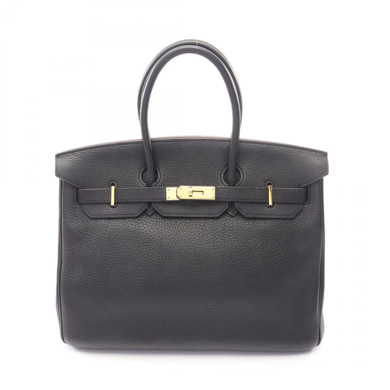 Hermes Handbag Birkin 35 Black Leather
