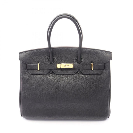 Hermes Handbag Birkin 35 Black Leather