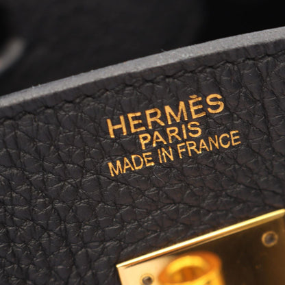 Hermes Handbag Birkin 35 Black Leather — view 4