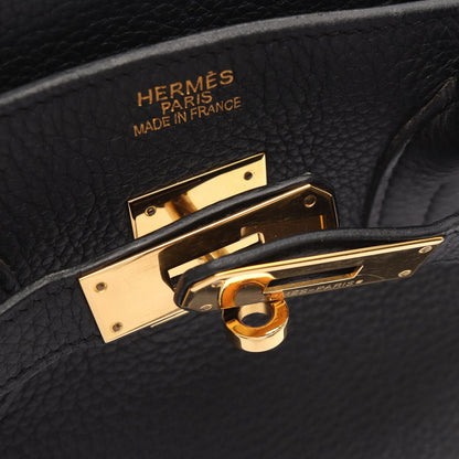 Hermes Handbag Birkin 35 Black Leather — view 7