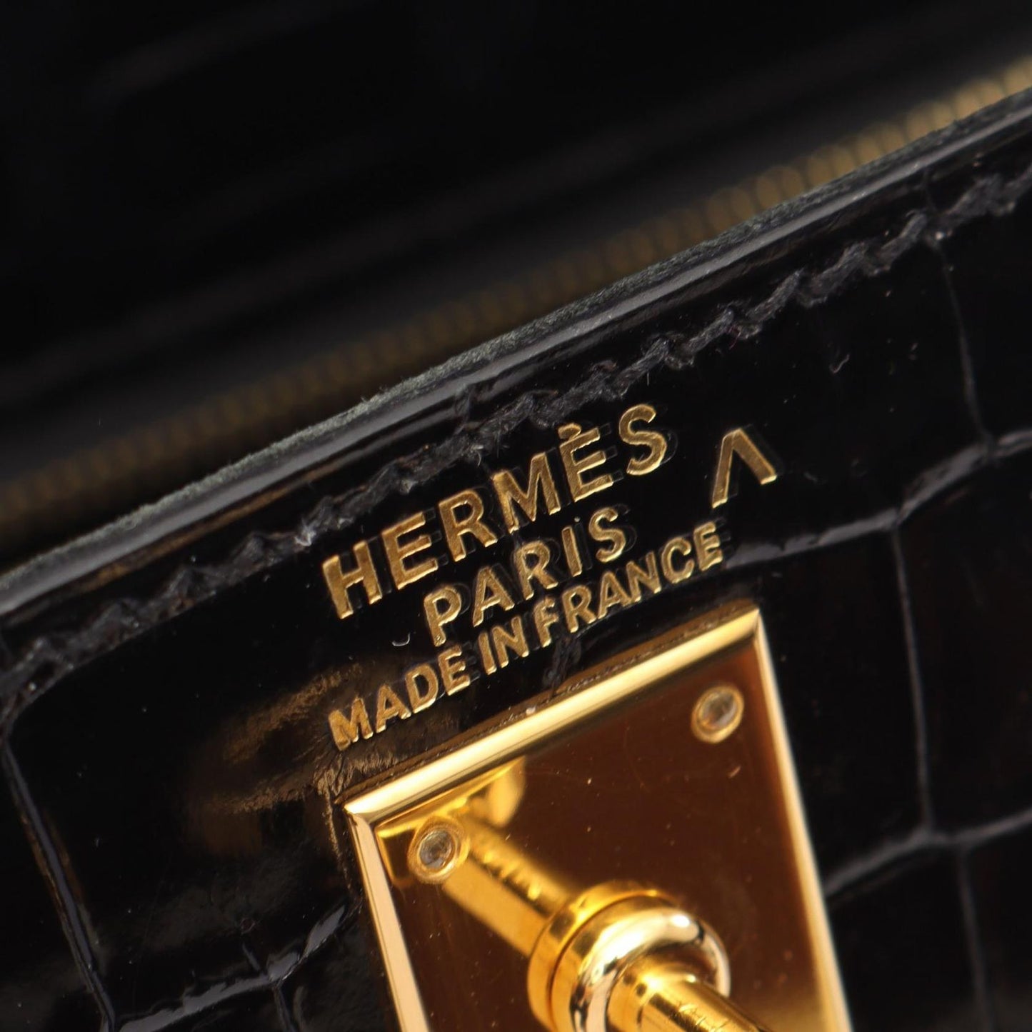 Hermes Handbag Kelly 25 Sellier 2-Way Black Exotic Cles the — view 4