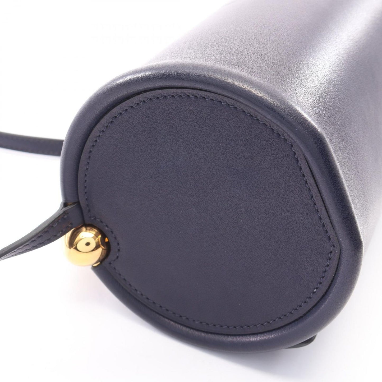 Hermes Shoulder Bag Maximole 2-Way Blue New Leather — view 8