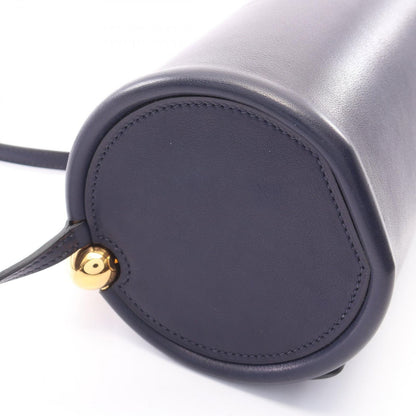 Hermes Shoulder Bag Maximole 2-Way Blue New Leather — view 8