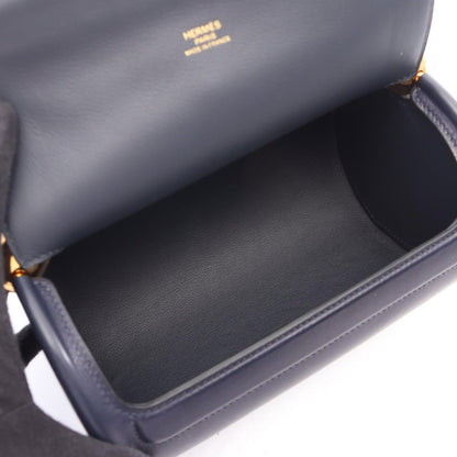 Hermes Shoulder Bag Maximole 2-Way Blue New Leather — view 3