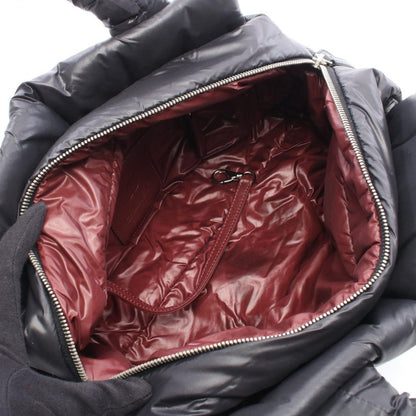 Chanel Coco Cocoon Black Nylon Leather Mini Boston Bag — view 3
